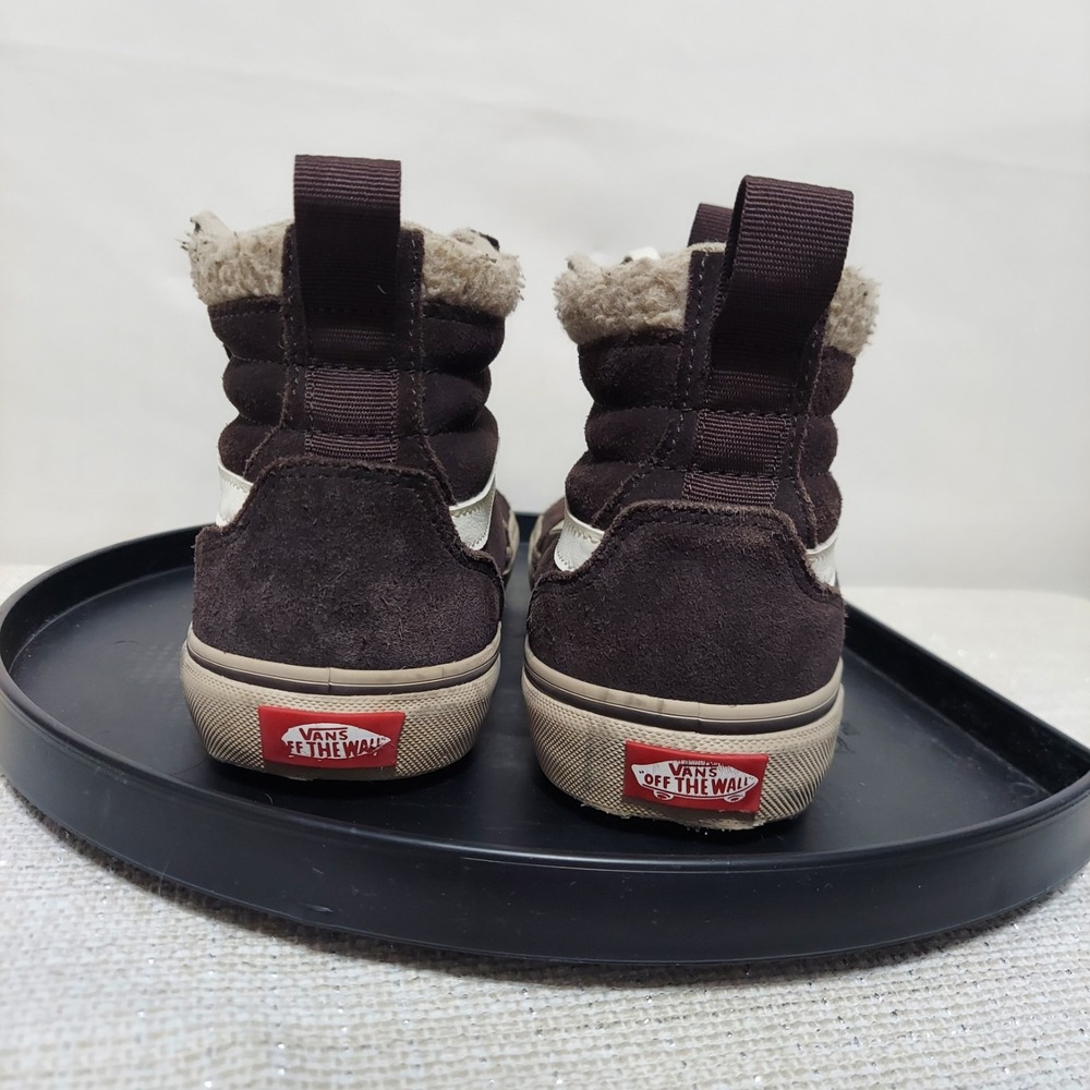 Vans Filmore High Top Skate Brown Sherpa‎ Women's Size 9/Men's 7.5 - Picture 2 of 10